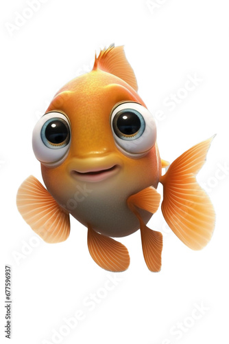 Cute Fish, Small, 3D, Style, Acquarium, aquarium, ocean, sea, river, PNG