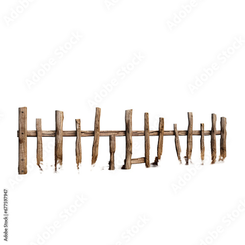 Fence isolated on transparent background