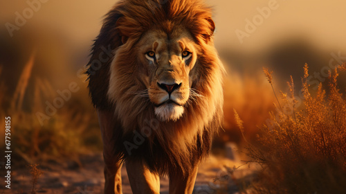 Lion in the wild. © UsamaR