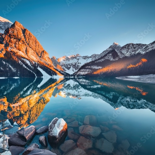 A winter wonderland, captured in a single frame