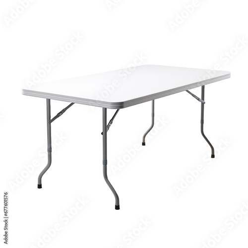 Folding Table isolated on transparent background