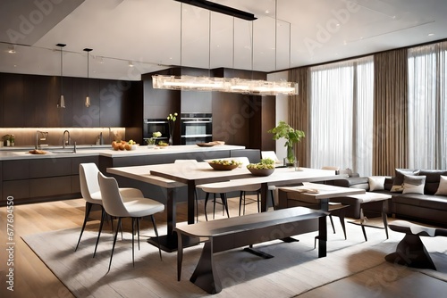 modern kitchen interior