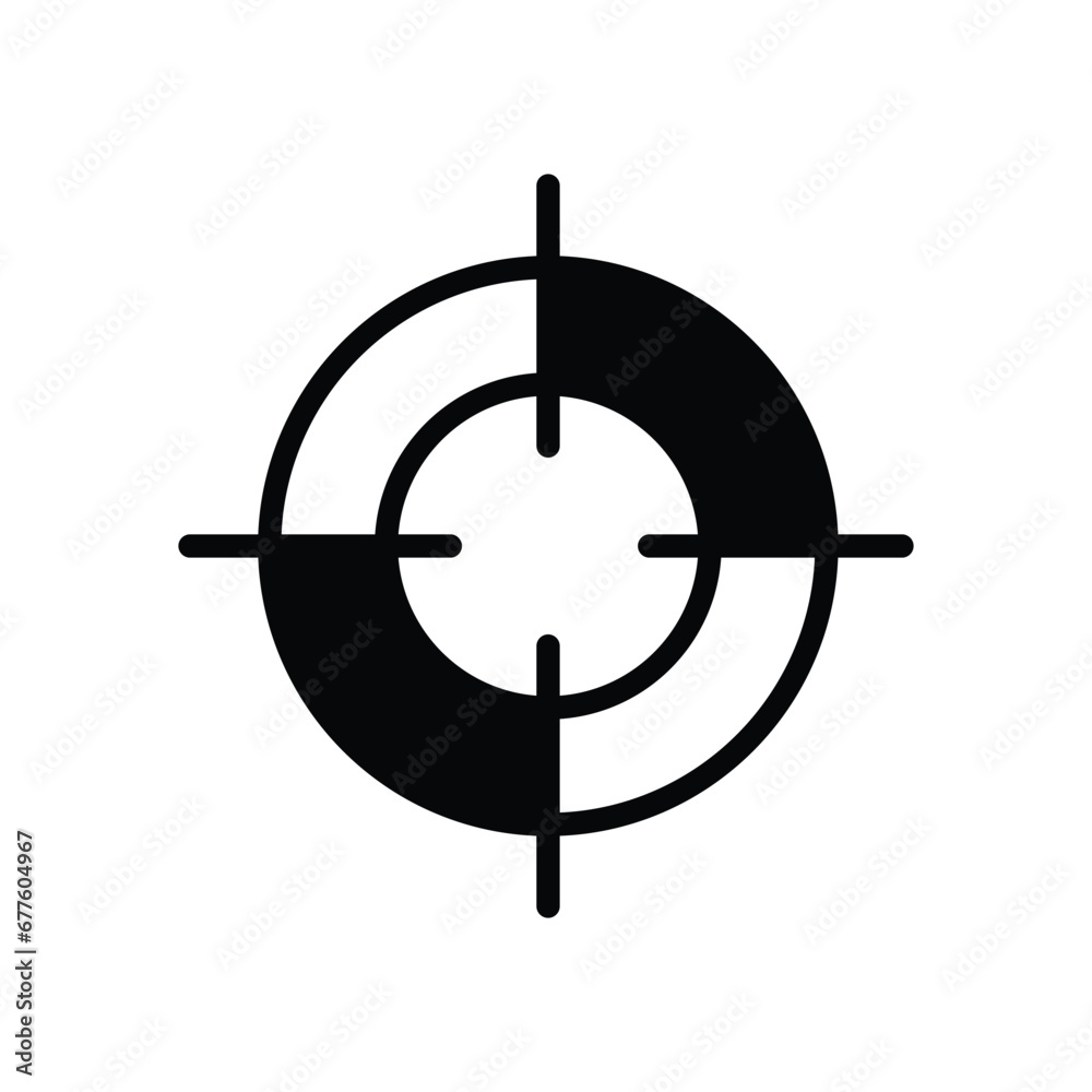 Focus icon isolate white background vector stock illustration. Focus icon isolate white background vector stock illustration.