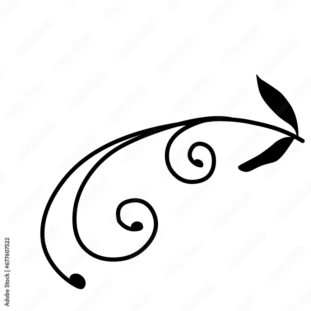 Swirl decoration elements isolated on white background. Vector collection of tattoo examples. Floral of vector graphic elements for design, postcard, menu, wedding invitation. Swirl decoration elements isolated on white background. Vector collection of tattoo examples. Floral of vector graphic elements for design, postcard, menu, wedding invitation.