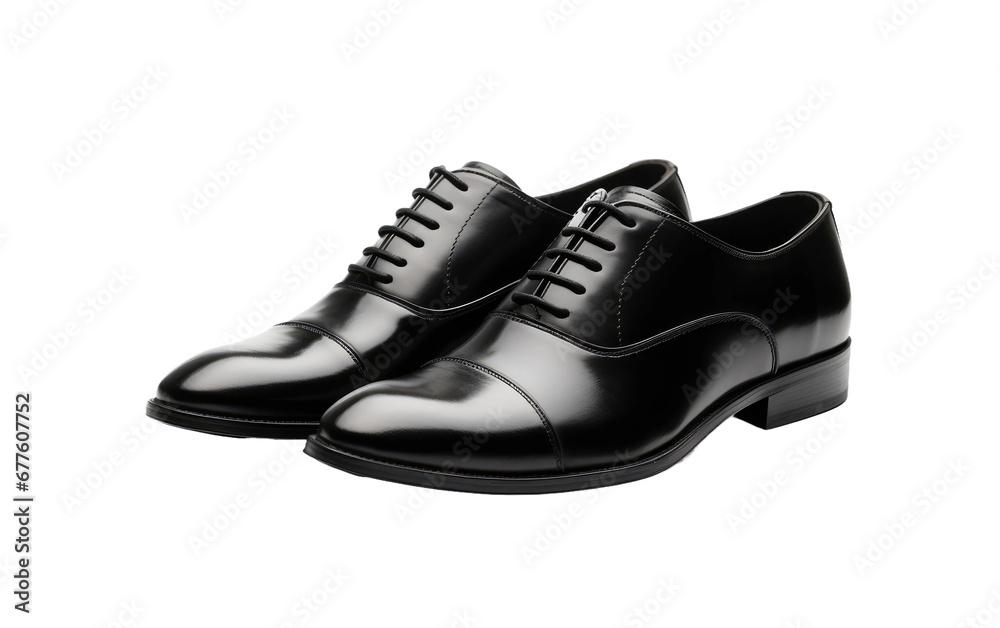 Leather Dress Shoes On Isolated Background