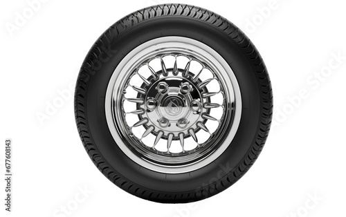 Tire for Mixer On Isolated Background