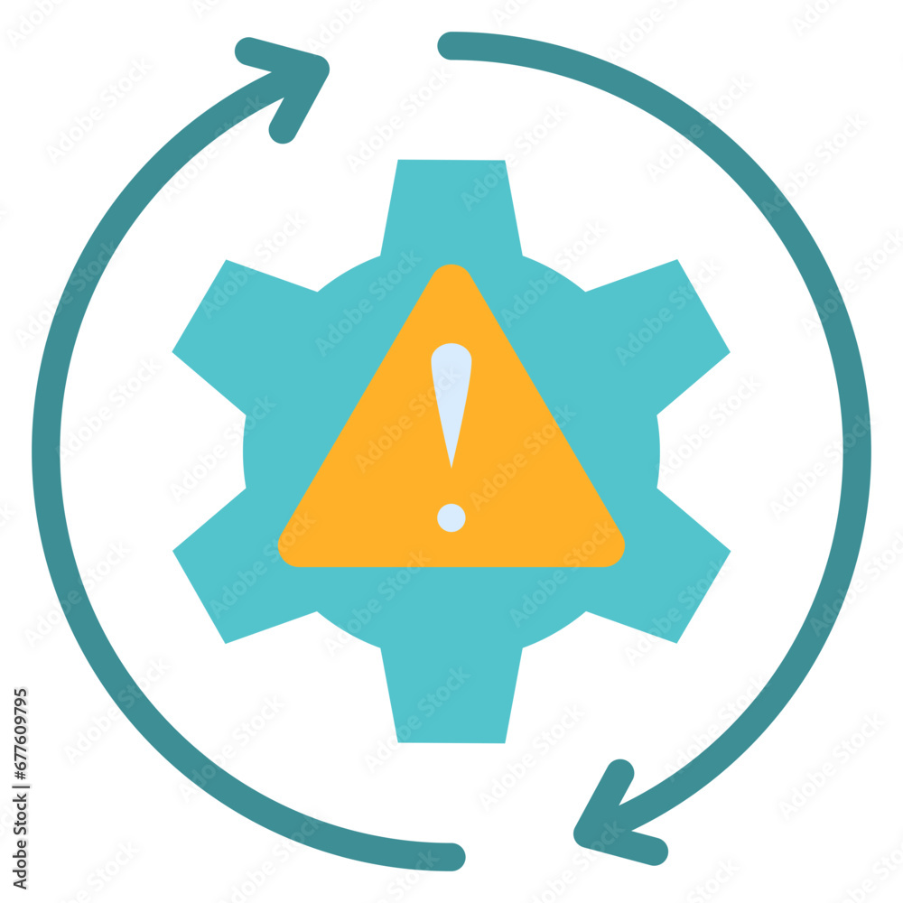 Disaster Recovery Flat Icon. Included in Business Continuity Pack Icon.