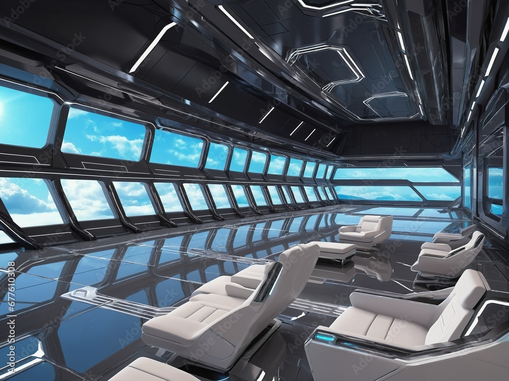 Fototapeta premium Futuristic Space