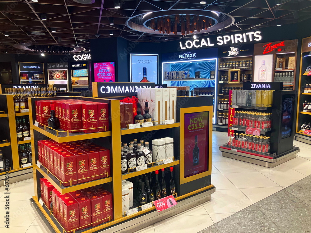 larnaca duty free alcohol