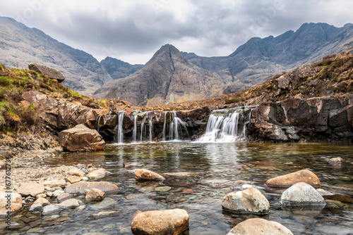 Fairy pools view, Scotland, Isle of Skye