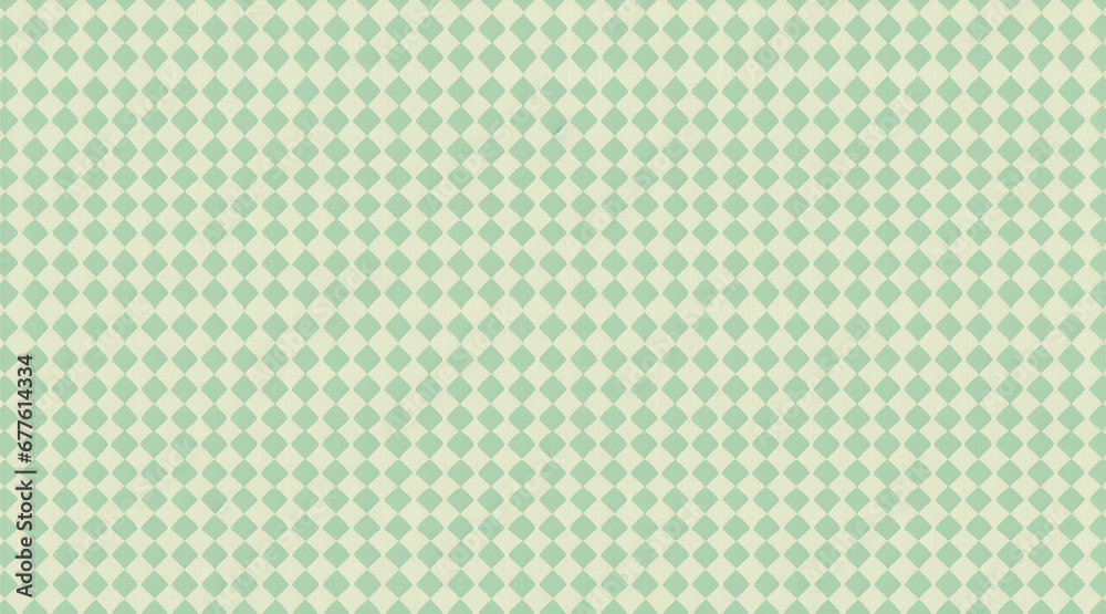 This is a seamless green and white checkerboard pattern on a white background. The squares are of equal size and are arranged in a regular grid. This is a seamless green and white checkerboard pattern on a white background. The squares are of equal size and are arranged in a regular grid.