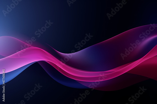 futuristic abstract background with waves and light effect