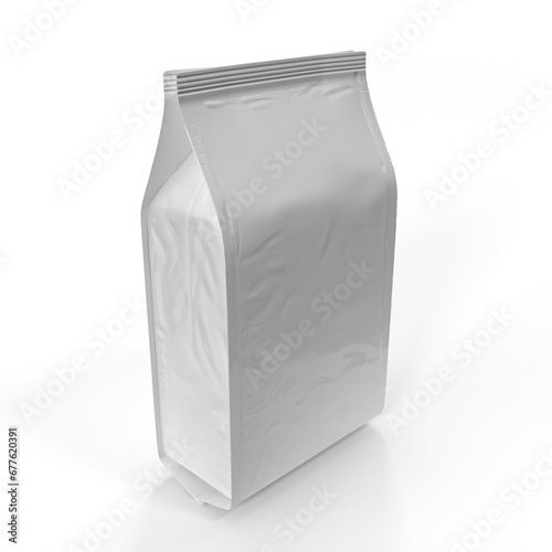 Package Mockup For Coffee or Candy. 3d render illustration