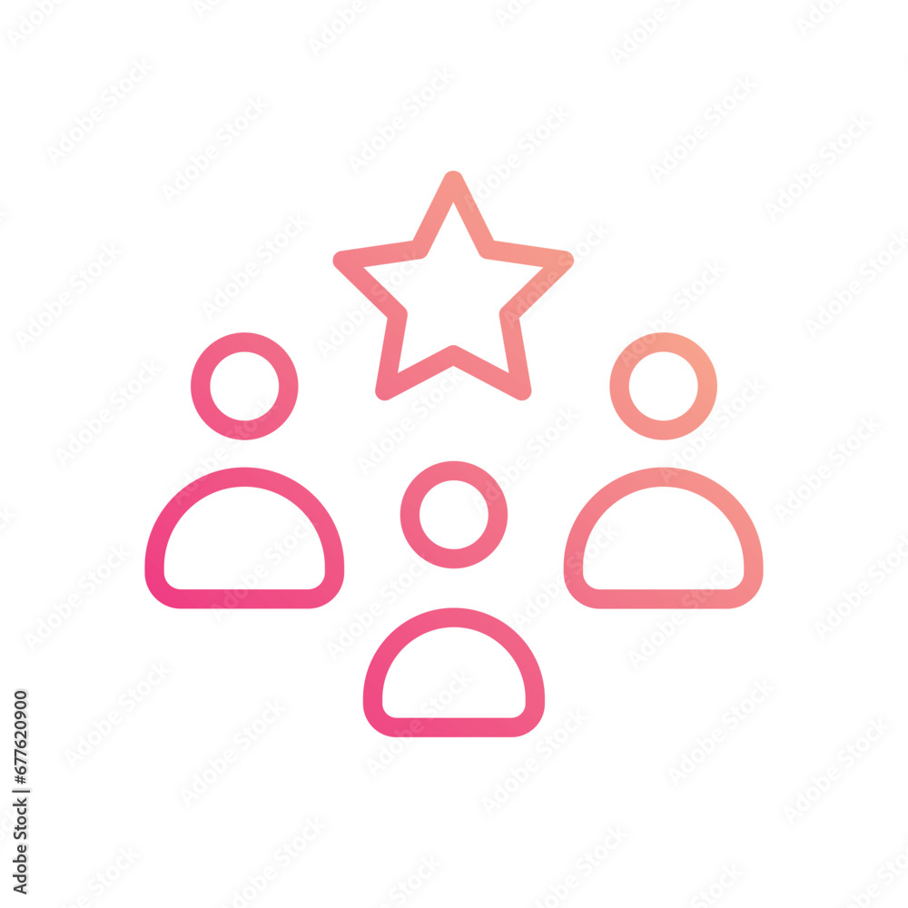 Leadership icon isolate white background vector stock illustration. Leadership icon isolate white background vector stock illustration.