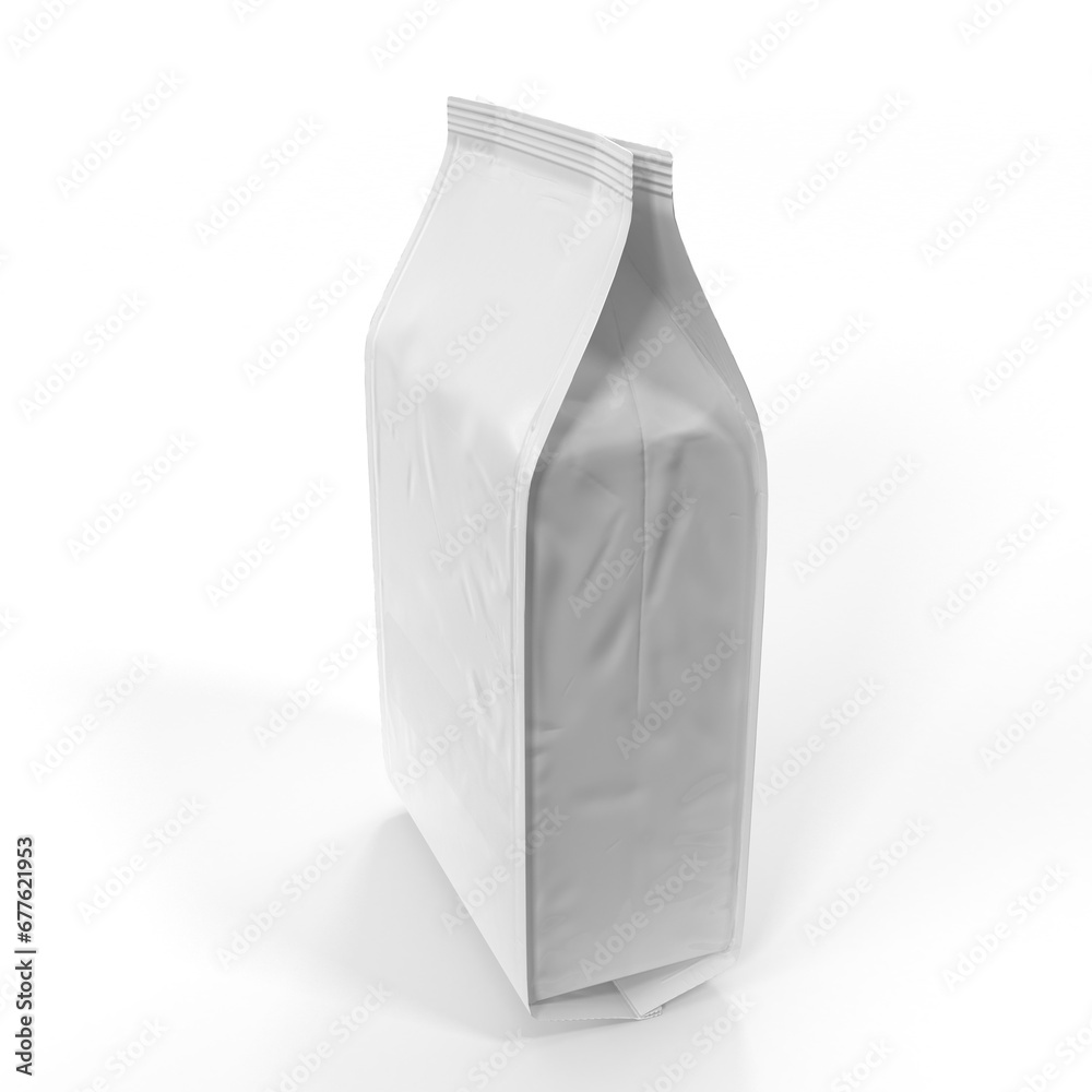 Package Mockup For Coffee or Candy. 3d render illustration Package Mockup For Coffee or Candy. 3d render illustration