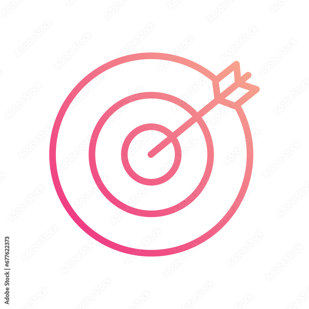 Goal icon isolate white background vector stock illustration. Goal icon isolate white background vector stock illustration.