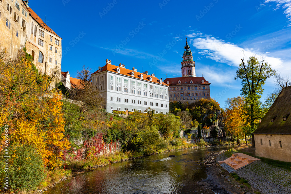 Medieval town of Cesky Krumlov, South Bohemia, Czechia. Medieval town of Cesky Krumlov, South Bohemia, Czechia.