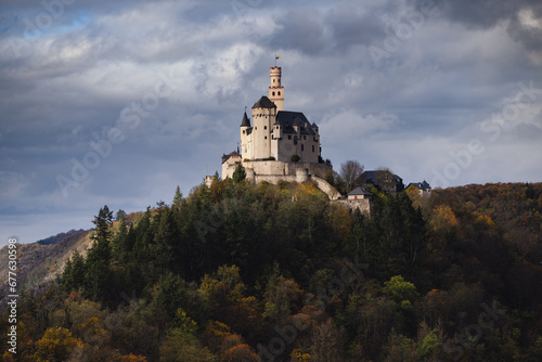 Marksburg in Braubach, November 2023 photo