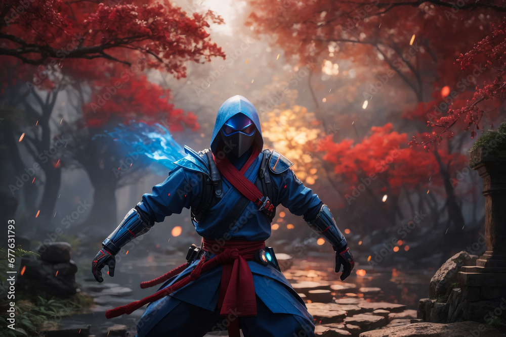 Obraz premium person with a sword