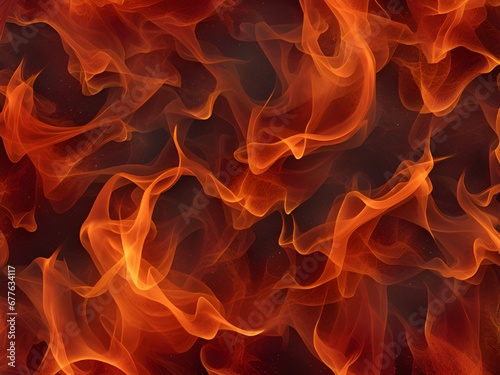 hot fire flames abstract background