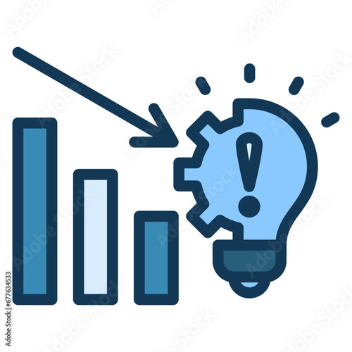 Crisis Management Blue Icon