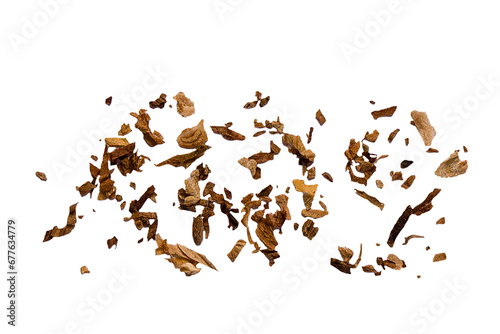 Obraz na plátně Dry tobacco PNG, isolated on a transparent background.
