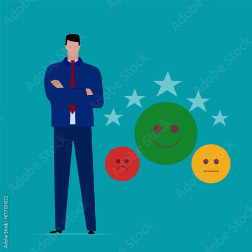 Investment asset allocation and balancing concept Businessman investors make pie charts to balance their portfolios to suit risk and return.