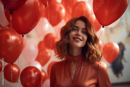 woman with balloons © robertuzhbt89