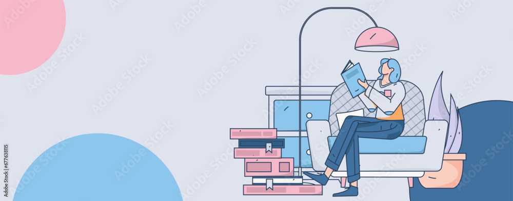 Education learning people flat vector concept hand drawn illustration
Education learning people flat vector concept hand drawn illustration