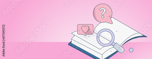 Education learning people flat vector concept hand drawn illustration
