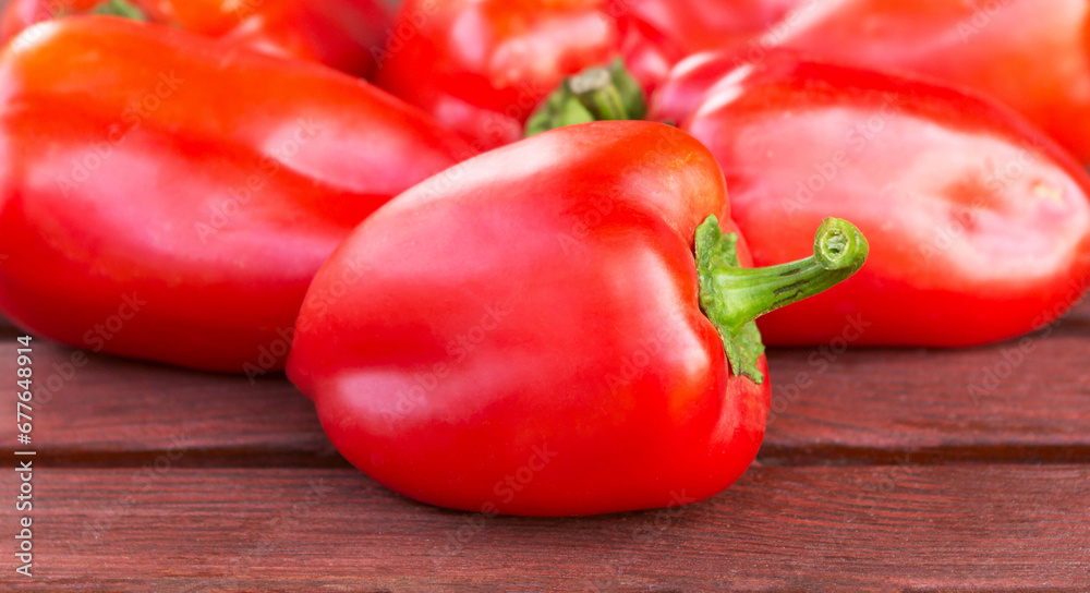 Red peppers close up. Red peppers close up.