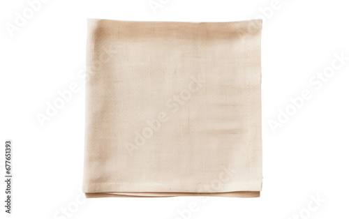 Cloth Kitchen Napkin on Transparent Background, PNG Format