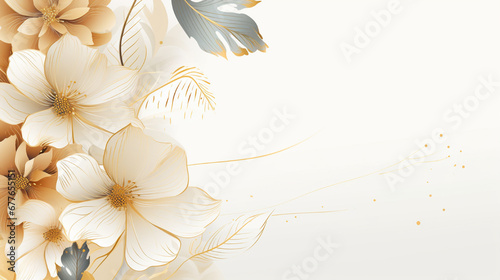 Abstract art background vector Luxury minimal st