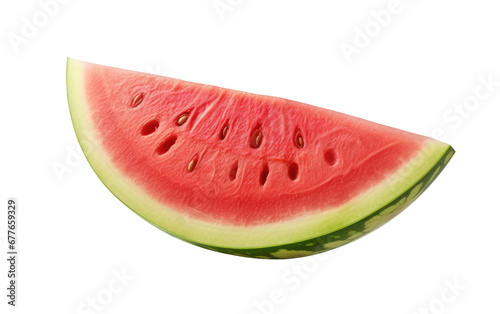 Juicy Watermelon Delight On Isolated Background