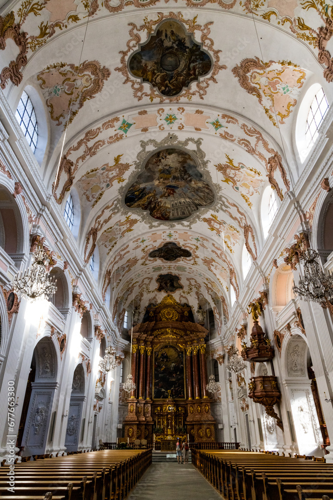 Baroque 17th Centruy Church in Lucerne