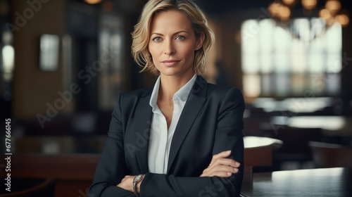 Woman with confidence concept, elegant middle aged businesswoman portrait © CStock