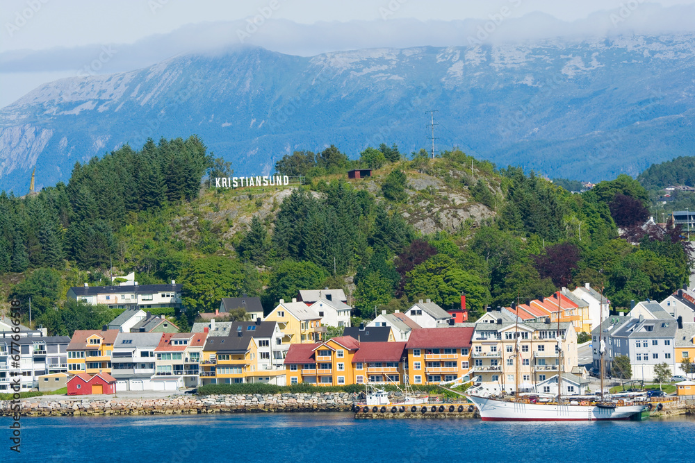 General view of Nordlandet - an island in Kristiansund, Norway General view of Nordlandet - an island in Kristiansund, Norway