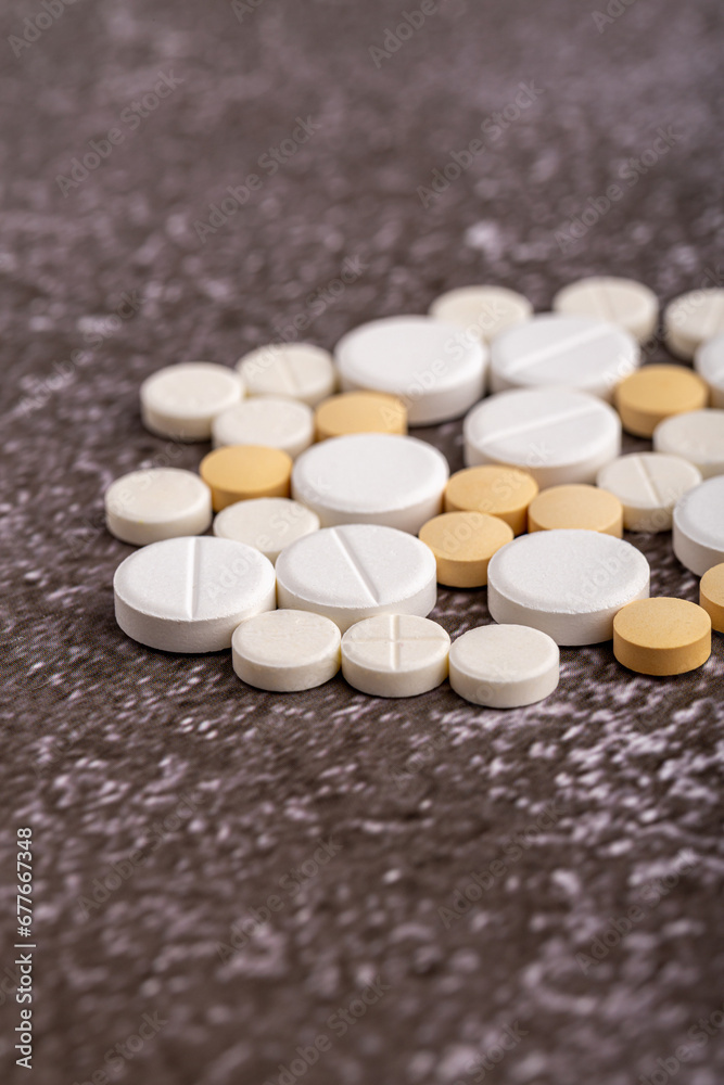 Variety of medicines and drugs.Medicine and healthcare concept. Variety of medicines and drugs.Medicine and healthcare concept.
