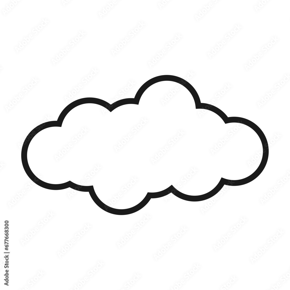 Cloud Line Icon