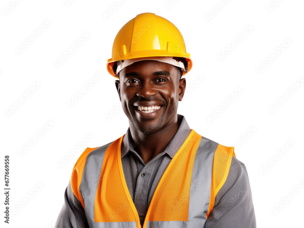 construction worker isolated on transparent background construction worker isolated on transparent background