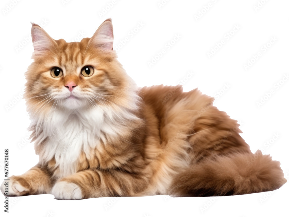 Obraz premium cat isolated on transparent background