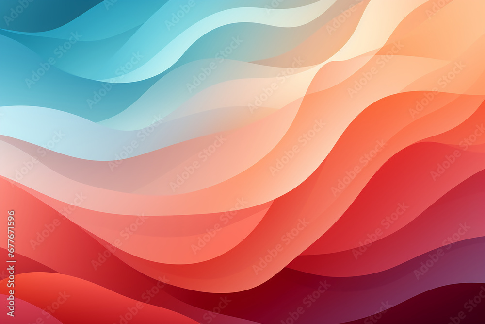 Fototapeta premium Abstract grainy texture, color gradient, smooth transition. AI generative