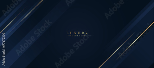 Luxurious dark blue background with sparkling gold and glitter. modern elegant abstract background