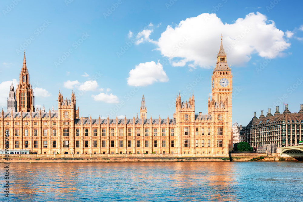 Naklejka premium The Palace of Westminster in London City, United Kingdom 
