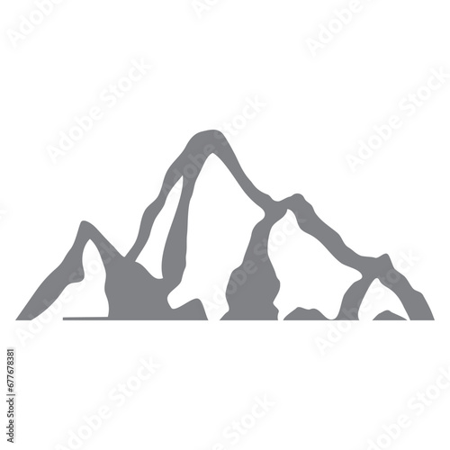 Mountain icon Logo Template Vector illustration design