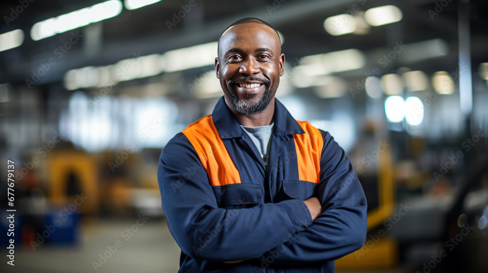 maintenance engineer standing in a factory maintenance engineer standing in a factory