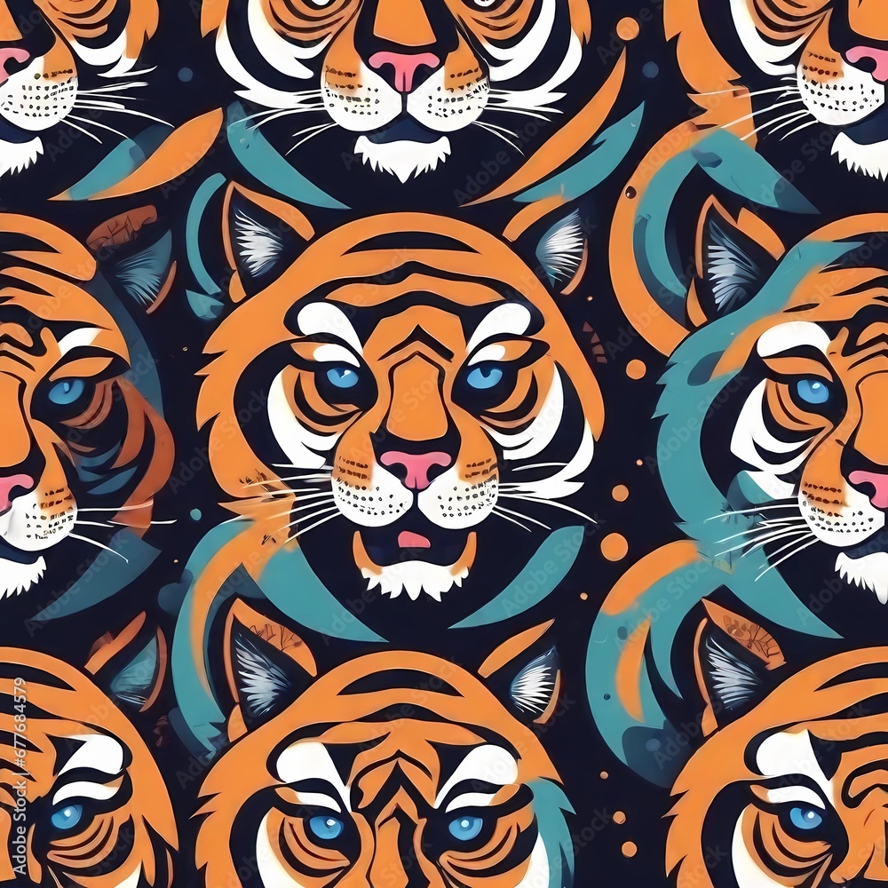 Vector tiger Vector tiger