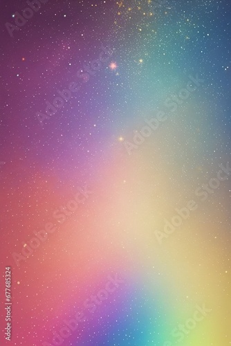 Rainbow glitter abstract background, vertical composition