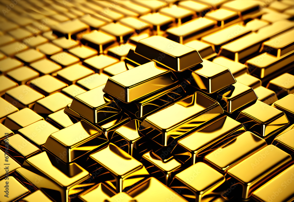 Piles of gold. Generative AI Piles of gold. Generative AI