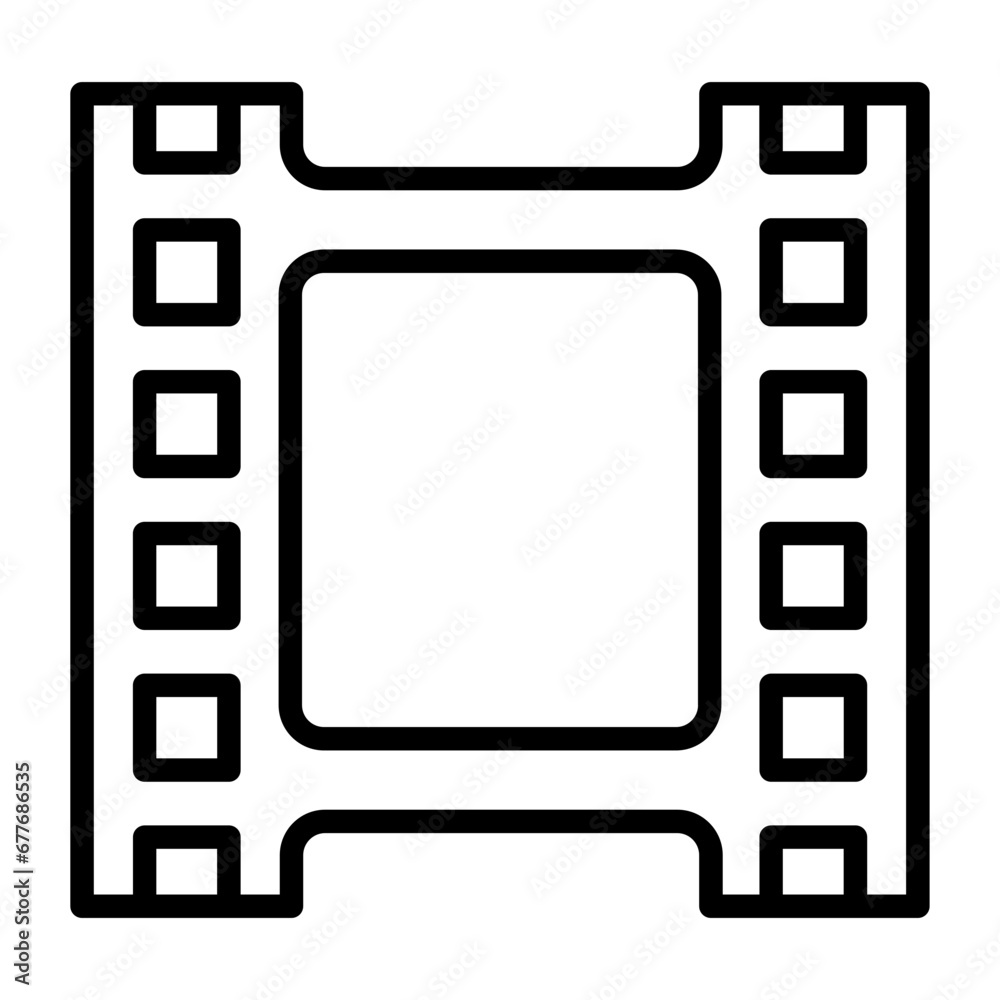 Film stock, movie strip, cinematic film, motion picture strip, film footage. icon and easy to edit. Film stock, movie strip, cinematic film, motion picture strip, film footage. icon and easy to edit.